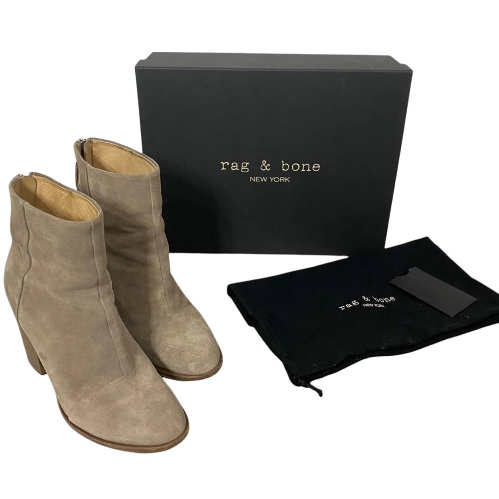 Rag & Bone Ashby Ankle High Boot - Stone - Size 10